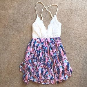 backless mini dress solaris style